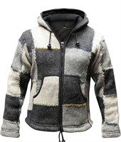 (new) Size:XL Fashion Men Double Knitted Hooded