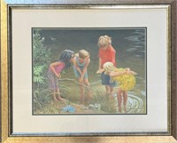ROBERT BATEMAN SIGNED LITHOGRAPH - GETTING TO KNOW