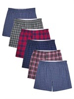 Fruit of the Loom Men's Tag-Free Woven Boxer Short