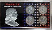 (4) Franklin Half Dollar Collection