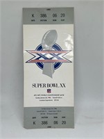 Vintage Super Bowl XX Ticket Reprint