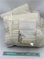 CASALUNA Heavyweight Linen Blend Quilt King Size