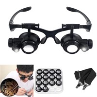 Magnifying Glasses with LED Light, LXIANGN Jeweler