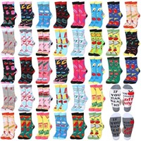 Shinymoon 60 Pairs Teacher Socks Gifts for Teacher