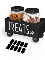 ZiproFly Dog Treat Container, Dog Food Treat Jar