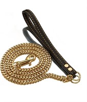 gosduiwip Leather Handle Portable Leash Rope
