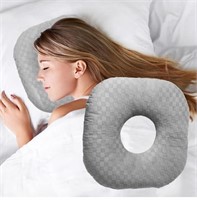 Wuronsa Ear Piercing Pillow for Side Sleepers