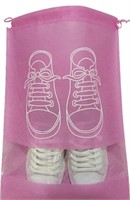 Pink color Shoe Bags Home Storage Bag Nonwoven