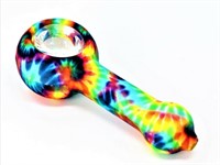 (New) Colorful Tie Dye Smoking Pipe 4"- 1