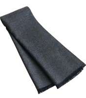 Gray Color Men's Cashmere Scarf Simple Solid