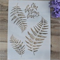 DIY Decorative Stencil Template for Painting on