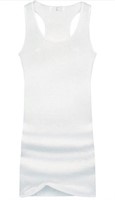 Size: L, Womens Basic Racerback Sleeveless Cotton