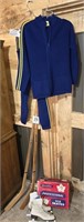 Vintage Ski Doo woman's sweater & tights, hockey..