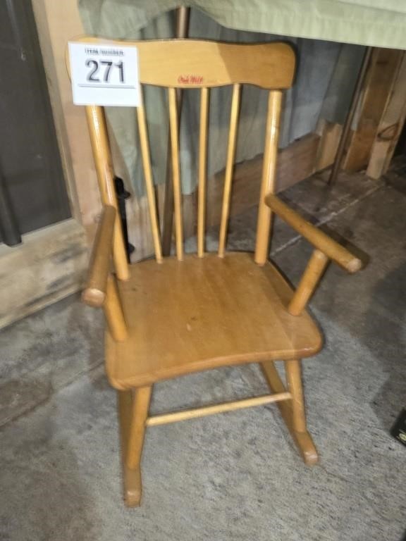 Child's rocking chair 22", 9" to seat