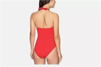 Size:XXL  Swimsuit  One-Piece Waist Slimming Halte