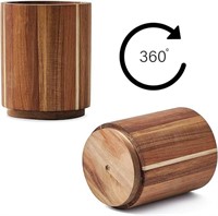 Acacia Wood Utensil Holder for Kitchen Counter, 36