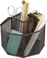 Annova Mesh Desk Organizer Rotate with 5 Compartme