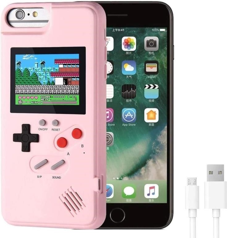 Gameboy Case for iPhone, Retro 3D Phone Case Handh