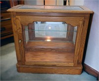 Lighted Display End Table