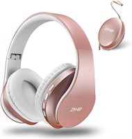 ZIHNIC Bluetooth Headphones Over-Ear, Foldable Wir