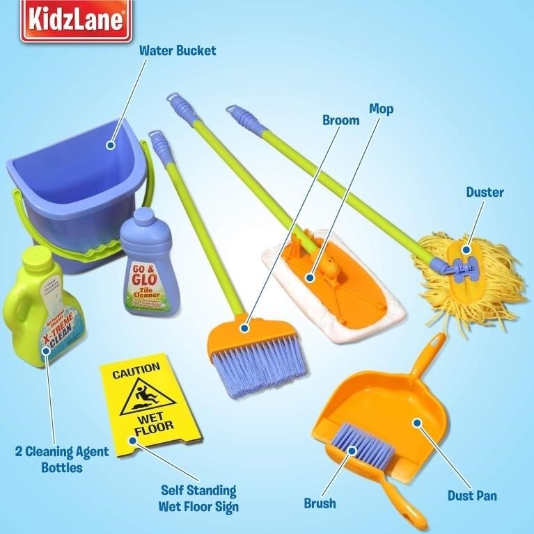 Kidzlane Kids Cleaning Set for Toddlers | Kids Bro
