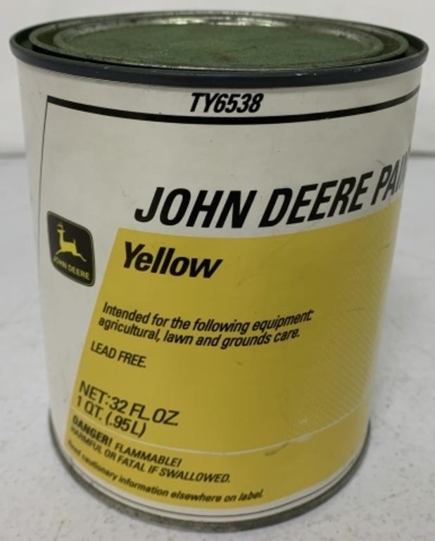 Quart Can of John Deere Yellow Paint