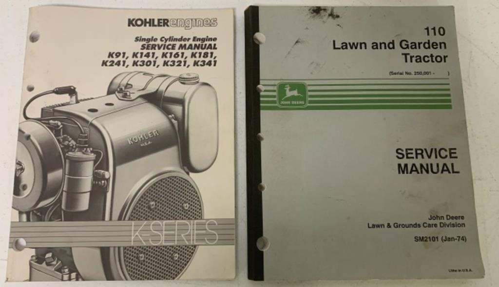 John Deere 110 Service manual & Kohler Manual