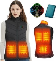 Size 3XL - Heated Vest for Women with Battery Pack