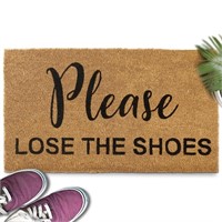 Please Lose the Shoes Funny Doormat 30x17 Inch, Lo