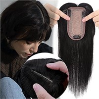 MY-LADY Human Hair Toppers for Women Real Human Ha