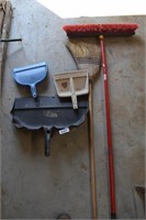 Brooms, dustpans