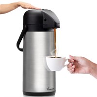 Airpot Coffee Dispenser with Pump - Insulated Stai