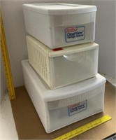 Storage Totes With Drawers 3