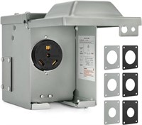 Kohree 30 Amp RV Power Outlet Box, 125 Volt NEMA T