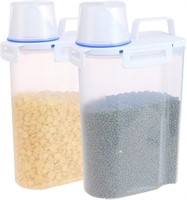 2Pack Cereal Storage Container Set With Lids,Food