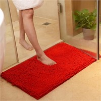 vctops Plush Chenille Bath Rugs Extra Soft and Abs