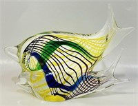 FANTASTIC LARGE BLOWN ART GLASS FISH - DECOR