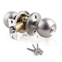 XIUDI Entry Door Knobs with Lock and Key,Ball Stai
