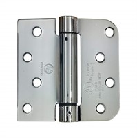 Spring Self-Closing Hinges, 4 Inch Square with 5/8