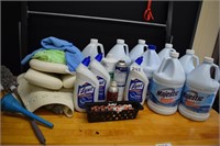 Cleaning supplies, etc