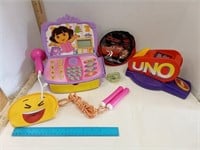 Play Cash Register, UNO Card Launcher Game, Jump