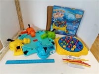 Hungry Hippo & Let's Go  Fishin' Games