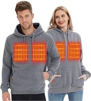 HENNCHEE Heated Hoodies for Men Women with Battery