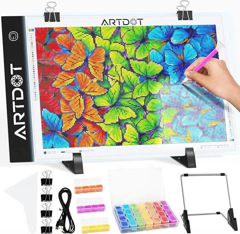 ARTDOT A4 LED Light Pad for Diamond Painting Kits