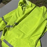 Schmidt Reflective Rain Gear Bibs & Coat XL See