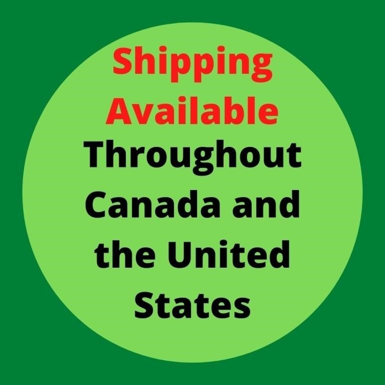 Shipping Available In USA and Canada