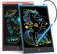 TECJOE 2 Pack LCD Writing Tablet, 10 Inch Colorful