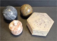 Marble Balls and Trinket Boxes