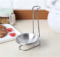 Stainless Steel Spoon Rest Holder, Long Handle