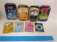 Pokemon Cards in Tin 2